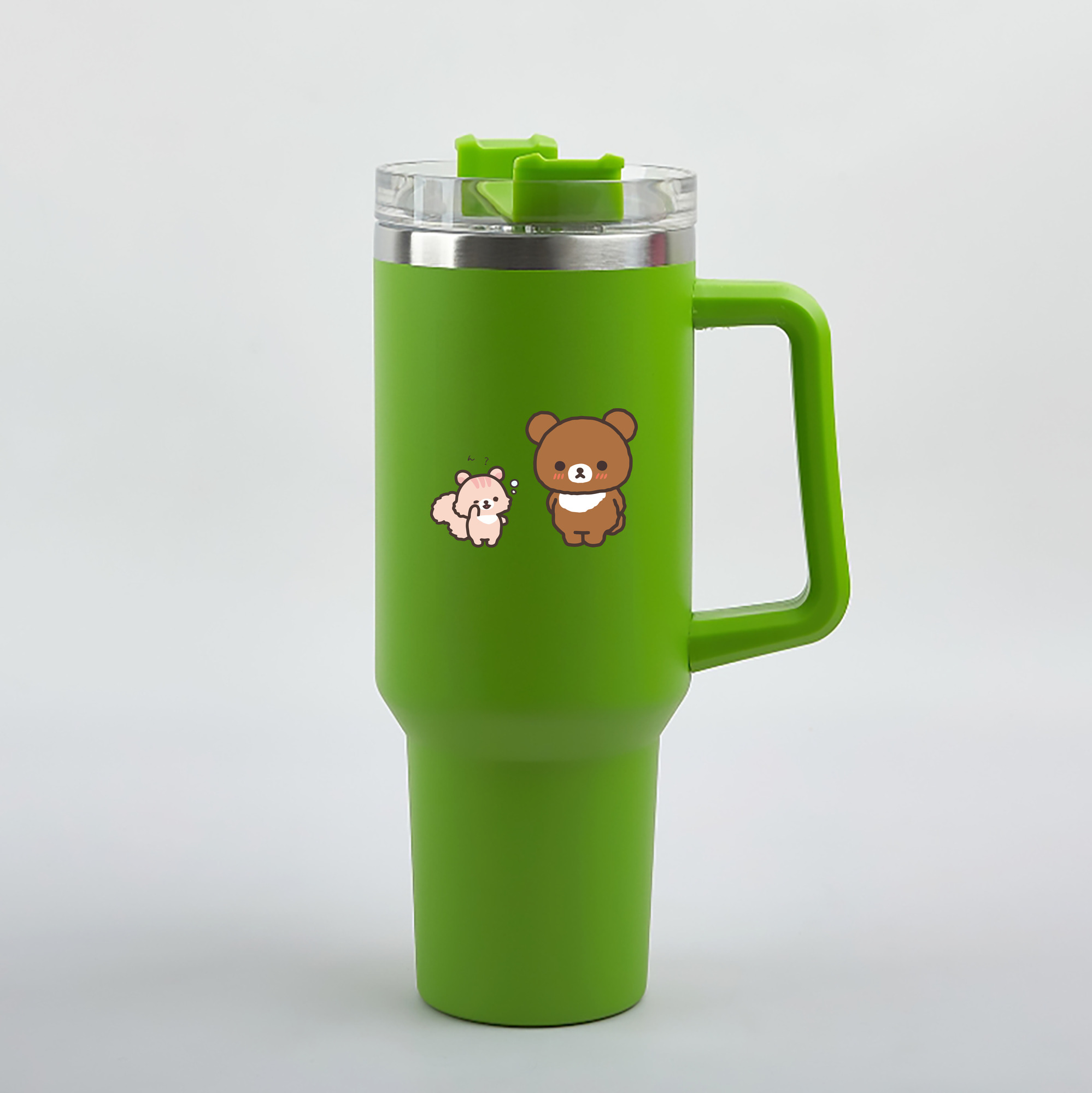 （画像用） リラックマ リラックマ キイロイトリ Rilakkuma Korilakkuma Kiiroitori 1200mL車用タンブラー（カラープリント）
